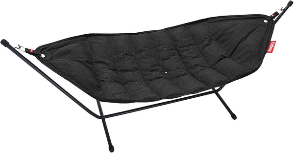 Fatboy® Headdemock Superb Gris | Hamac Confortable | Convient à 2 Personnes | Hydrofuge et Anti-salissures | Résistant aux UV | avec Structure