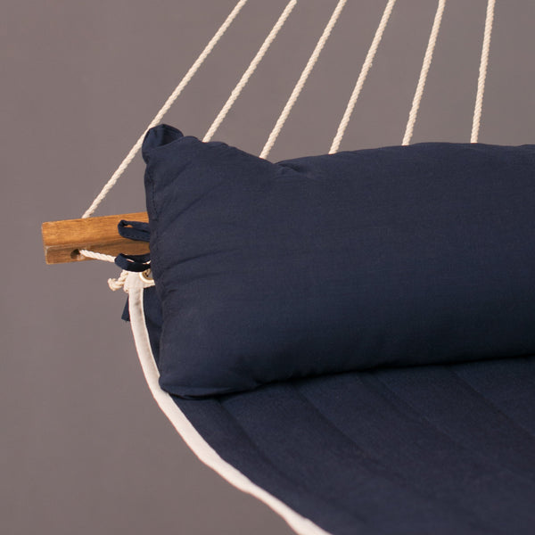 Alabama Navy Blue - Gefütterte Kingsize-Stabhängematte